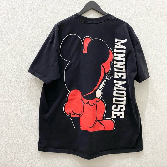Vintage 80s Disney Designs Minnie Mouse Double Sided Single Stitch T-Shirt 2XL - Picture 2 of 12